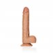 Foto 3: DILDO REALISTA COM TEST�CULOS STRAIGHT 10 /25,5 CM REALROCK