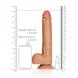 Foto 5: DILDO REALISTA COM TEST�CULOS STRAIGHT 10 /25,5 CM REALROCK