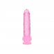 Foto 2: DILDO REALISTA COM TEST�CULOS CRYSTAL CLEAR10 /25,4 CM ROSA REALROCK