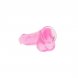 Foto 4: DILDO REALISTA COM TEST�CULOS CRYSTAL CLEAR10 /25,4 CM ROSA REALROCK