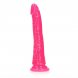 Foto 2: DILDO SLIM REALISTIC DILDO GLOW IN THE DARK 8'' / 20 CM ROSA REALROCK