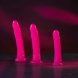 Foto 4: DILDO SLIM REALISTIC DILDO GLOW IN THE DARK 8'' / 20 CM ROSA REALROCK