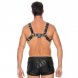Foto 4: ARNS LEATHER BULLDOG HARNESS L/XL PRETO OUCH!