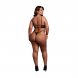 Foto 1: SUTI� KEYHOLE MESH PRETO TAMANHO QUEEN LE D�SIR
