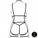 Foto 4: ARN�S CORPORAL COM LIGAS PRETO TAMANHO QUEEN LE D�SIR