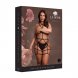 Foto 5: ARN�S CORPORAL COM LIGAS PRETO TAMANHO QUEEN LE D�SIR