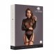 Foto 3: BODY COM CINTO DE LIGAS EM COURO PRETO/DOURADO BRILHANTE LE D�SIR