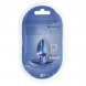 Foto 2: PLUG ANAL SMOOTH SILICONE SMALL 2.6 /6,5 CM METALLIC BLUE OUCH!