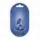 Foto 3: PLUG ANAL SMOOTH SILICONE SMALL 2.6 /6,5 CM METALLIC BLUE OUCH!
