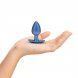 Foto 1: PLUG ANAL SMOOTH SILICONE MEDIUM 3,1 /7,9 CM METALLIC BLUE OUCH!