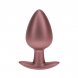 Foto 0: PLUG ANAL SMOOTH SILICONE LARGE 3,5 /8,9 CM ROSE GOLD OUCH!