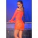 Foto 7: VESTIDO CR-4859 LARANJA CHILIROSE 36 S