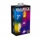 Foto 1: LED VIBRATING STRAIGHT COCK WITH BALLS - 7 / 18 CM - TRANSPARENT