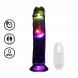 Foto 0: LED VIBRATING STRAIGHT COCK - 8 / 20 CM - TRANSPARENT