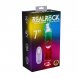 Foto 1: VIBRADOR COM LED E COMANDO LED VIBRATING STRAIGHT COCK 7' / 18 REALROCK