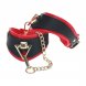 Foto 0: ALGEMAS DE TORNOZELOS MILAN COLLECTION PRETO/VERMELHO OUCH!