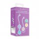 Foto 4: BOLAS VAGINAIS VIBRAT�RIAS COM COMANDO E 5 PESOS INTERCAMBI�VEIS KEGEL KIT ROXO LOVELINE