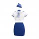 Foto 4: FANTASIA DE HOSPEDEIRA AZUL/BRANCO S-LINE