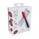 Foto 0: VIBRADOR COM 4 ACESS�RIOS ANGEL LIPSTICK CLEAR LOVELINE