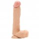 Foto 1: DILDO REAL�STICO COM TEST�CULOS REALROCK 9'' BRANCO