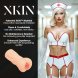 Foto 3: CARREER GIRLS - NAUGHTY NURSE TIFFANY THROATCHECK - TPE SMALL MASTURBATOR - 130G - FLESH