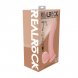 Foto 4: DUAL DENSITY RECHARGEABLE LIQUID SILICONE VIBRATOR - CURVED WITH WEIGHTED BALLS - 7 / 18 CM - FLESH
