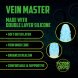 Foto 5: VEIN MASTER - SILICONE DILDO - BLUE/WHITE