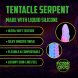 Foto 5: TENTACLE SERPENT - ANAL SNAKE - 19.7 / 50 CM - PURPLE/BLUE