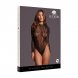 Foto 3: ROXY - SEXY LEOPARD MESH CROTCHLESS BODYSUIT - ONE SIZE - BLACK