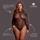 Foto 0: ROXY - SEXY LEOPARD MESH CROTCHLESS BODYSUIT - QUEEN SIZE - BLACK