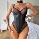 Foto 0: BODY COM COLEIRA FAUX LEATHER MESH SCULPTING PRETO DE NAMOUR 36-38 S/M