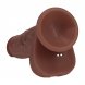 Foto 3: VIBRADOR DUAL DENSITY SILICONE REALISTIC THRUSTING 8 /20.3 CM BROWN REALROCK
