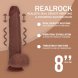 Foto 4: VIBRADOR DUAL DENSITY SILICONE REALISTIC THRUSTING 8 /20.3 CM BROWN REALROCK