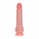 Foto 2: VIBRADOR DUAL DENSITY SILICONE REALISTIC THRUSTING 8 /20.3 CM FLESH REALROCK