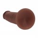 Foto 3: DILDO REAL�STICO DUAL DENSITY SILICONE SLIDING SKIN 6 /15.5 CM BROWN REALROCK