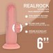 Foto 4: DILDO REAL�STICO DUAL DENSITY SILICONE SLIDING SKIN 6 /15.5 CM FLESH REALROCK