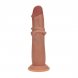 Foto 1: DILDO REAL�STICO DUAL DENSITY SILICONE SLIDING SKIN 6 /15.5 CM TAN REALROCK