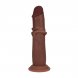 Foto 1: DILDO REAL�STICO DUAL DENSITY SILICONE SLIDING SKIN 7 /18.5 CM BROWN REALROCK