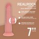 Foto 4: DILDO REAL�STICO DUAL DENSITY SILICONE SLIDING SKIN 7 /18.5 CM FLESH REALROCK