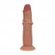 Foto 1: DILDO REAL�STICO DUAL DENSITY SILICONE SLIDING SKIN 7 /18.5 CM TAN REALROCK