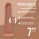 Foto 4: DILDO REAL�STICO DUAL DENSITY SILICONE SLIDING SKIN 7 /18.5 CM TAN REALROCK