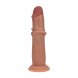 Foto 1: DILDO REAL�STICO DUAL DENSITY SILICONE SLIDING SKIN 8 /20.5 CM TAN REALROCK