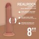 Foto 4: DILDO REAL�STICO DUAL DENSITY SILICONE SLIDING SKIN 8 /20.5 CM TAN REALROCK