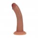 Foto 0: DUAL DENSITY SILICONE CURVED REALISTIC DILDO WITH SUCTION CUP - 6 / 15,5 CM - TAN