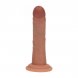 Foto 2: DUAL DENSITY SILICONE CURVED REALISTIC DILDO WITH SUCTION CUP - 6 / 15,5 CM - TAN