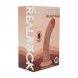 Foto 1: DUAL DENSITY SILICONE CURVED REALISTIC DILDO WITH SUCTION CUP - 7 / 18,5 CM - TAN