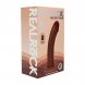 Foto 1: DUAL DENSITY SILICONE CURVED REALISTIC DILDO WITH SUCTION CUP - 8 / 20,5 CM - BROWN