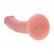 Foto 3: DUAL DENSITY SILICONE CURVED REALISTIC DILDO WITH SUCTION CUP - 8 / 20,5 CM - FLESH