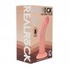 Foto 1: DUAL DENSITY SILICONE CURVED REALISTIC DILDO WITH SUCTION CUP - 6 / 15,5 CM - FLESH