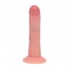 Foto 2: DUAL DENSITY SILICONE CURVED REALISTIC DILDO WITH SUCTION CUP - 6 / 15,5 CM - FLESH
